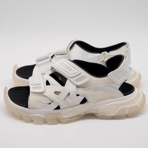 size 42 - Balenciaga Track Sandals White Black Clear Soles main image 10